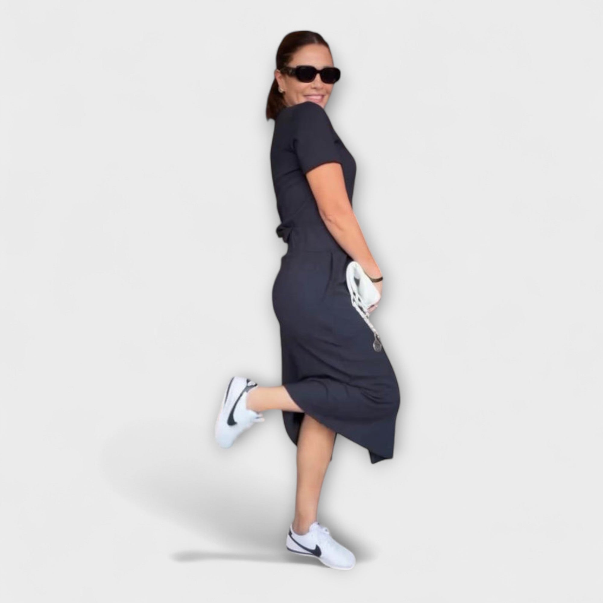 Danielle - Κομψό τοπ με λαιμόκοψη και φούστα