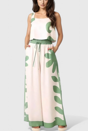 Serafina Boho Σετ με Λουλουδάτο Μοτίβο χωρίς Μανίκια