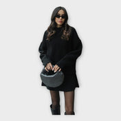 Σετ Πλεκτής Μπλούζας και Φούστας με Μοντέρνα Γραμμή