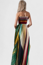 Leticia Μακρύ Φόρεμα με Απαλή Ροή και Φυσικό Στυλ