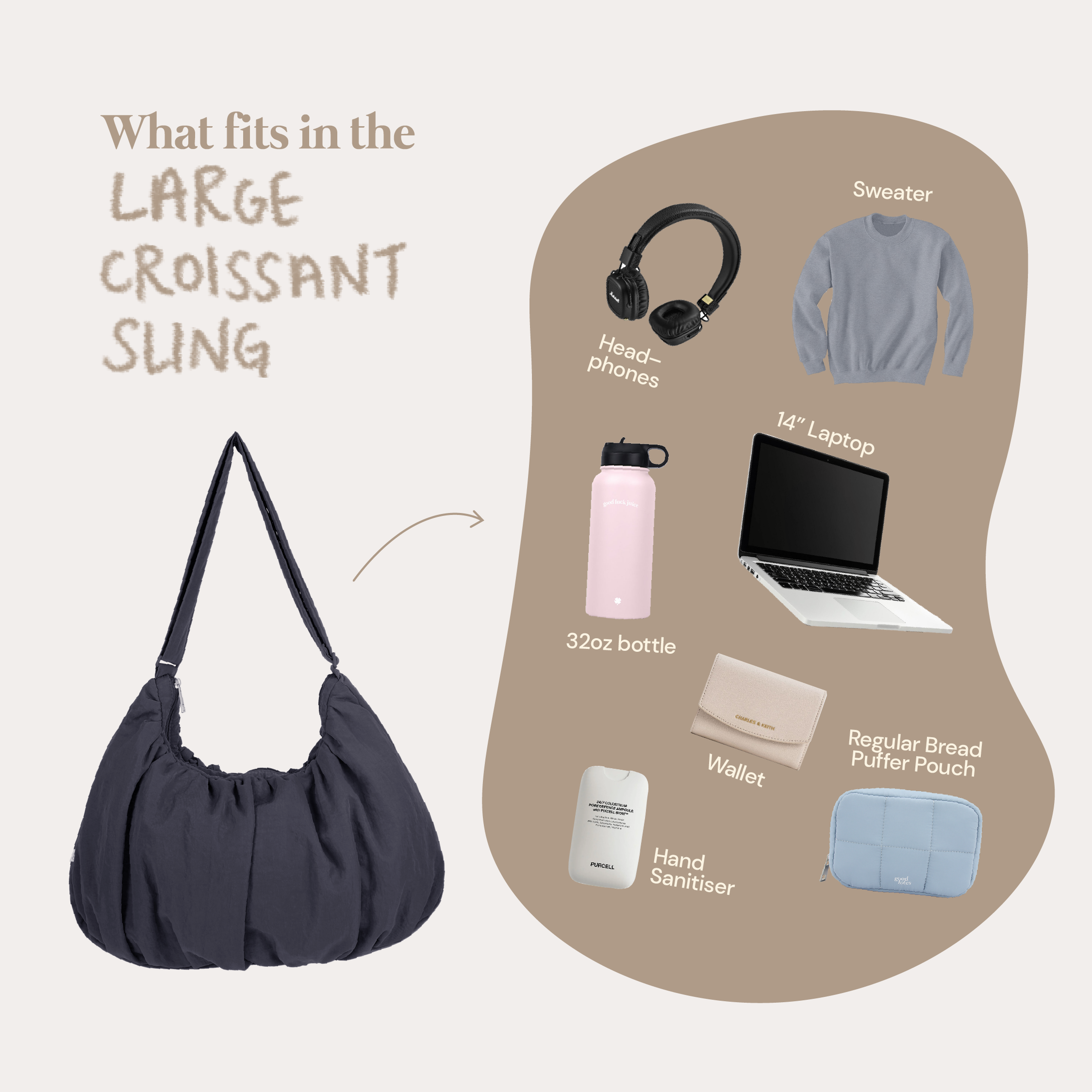 Γιάννα | Μεγάλη τσάντα κροασάν